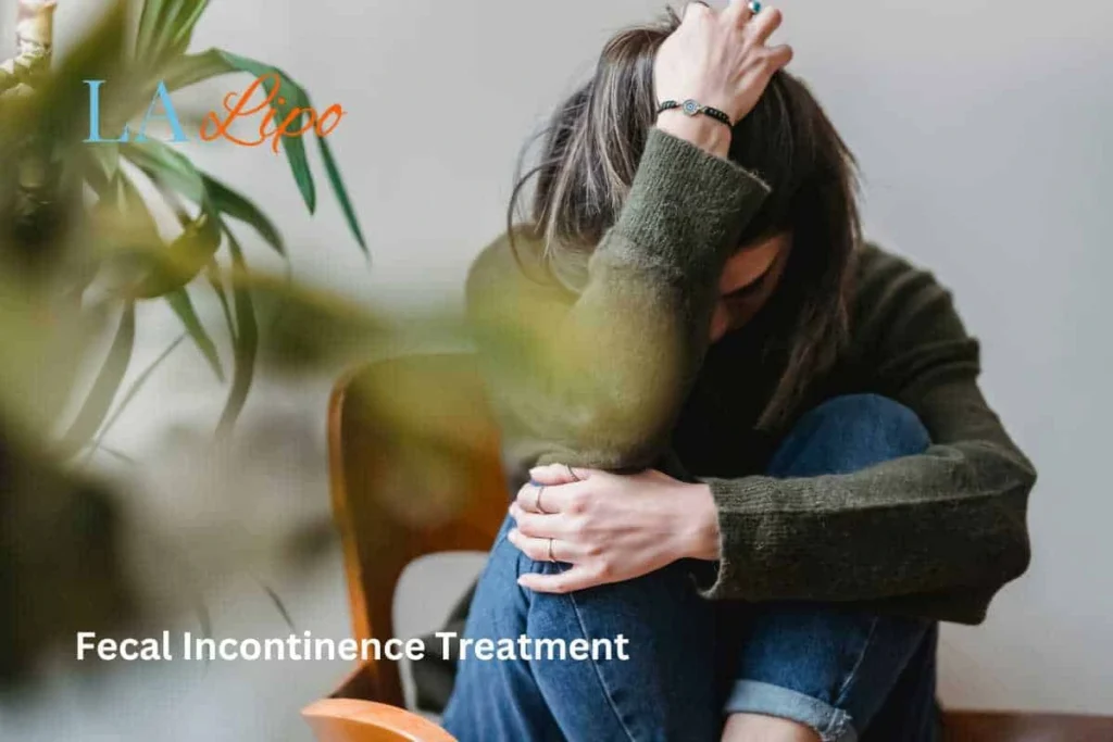 woman worried about fecal incontinence diet Teddington