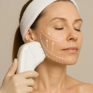 Woman having HI-FU to reduce wrinkles call LA LIPO Teddington Now!