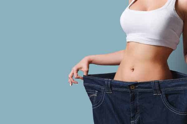 woman after fat reduction treatment Teddington