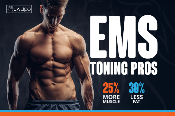Image of man with sculpted stomach showing the fat loss and muscle gain of LA-EMS Body Sculpting Treatment Teddington