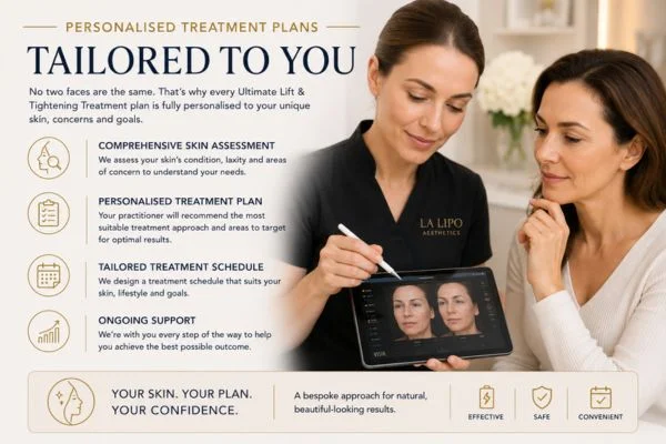 book a consultation about your ultimate lift and tighten treatment Teddington